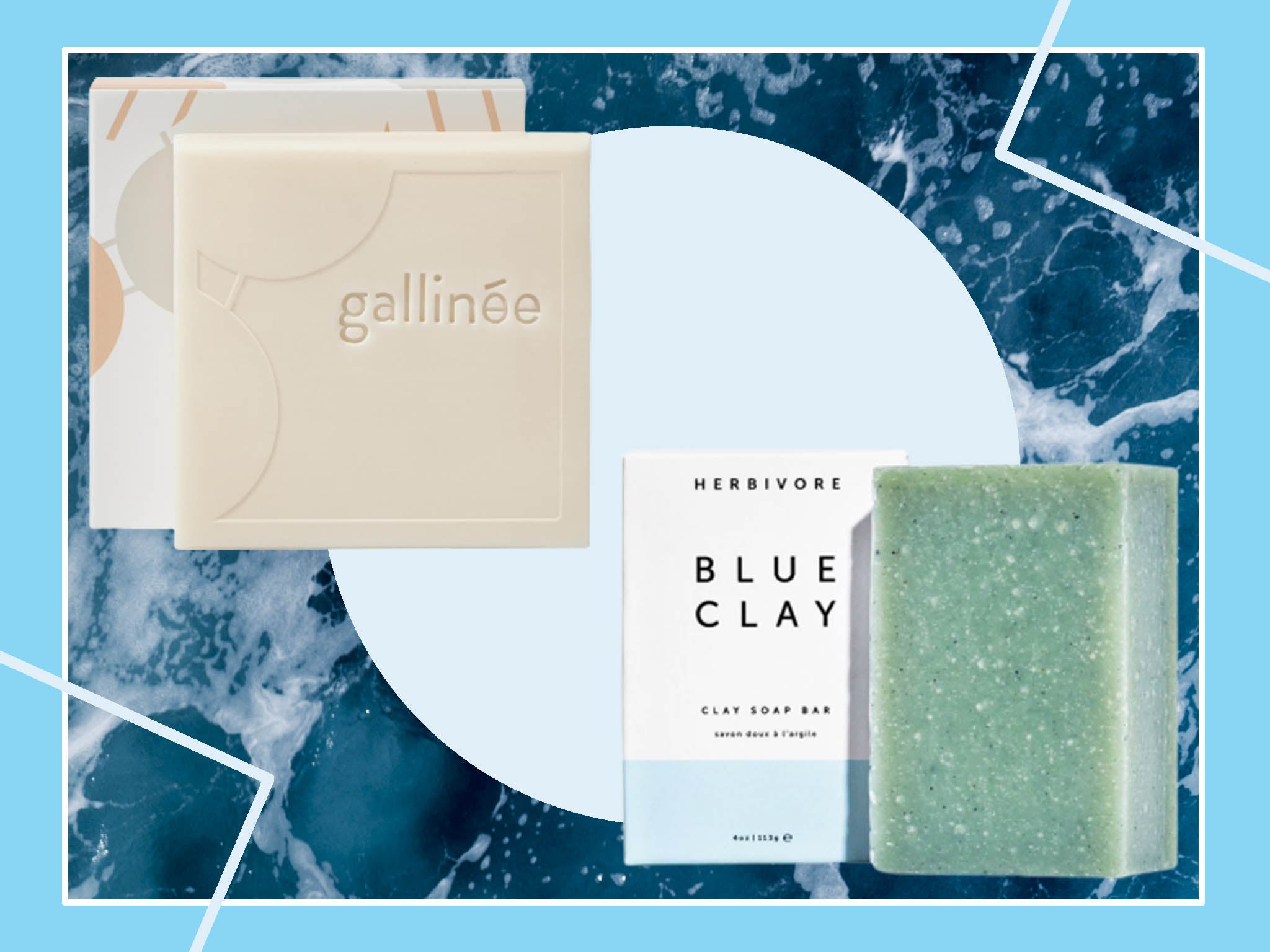 herbivore blue clay cleansing bar soap